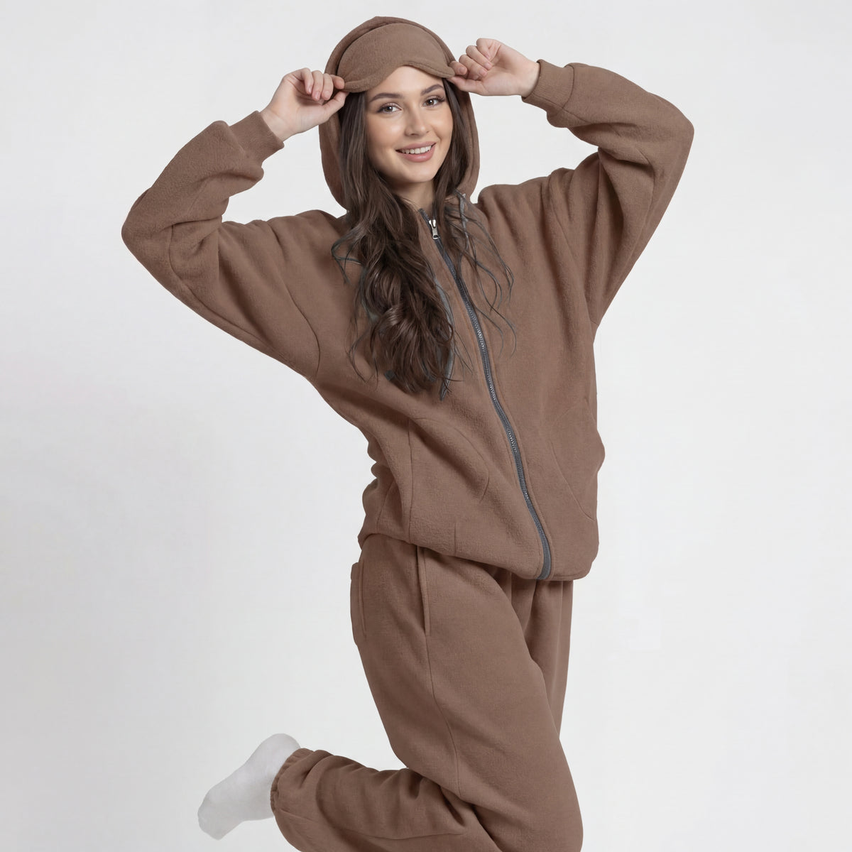 Travel zip hoodie