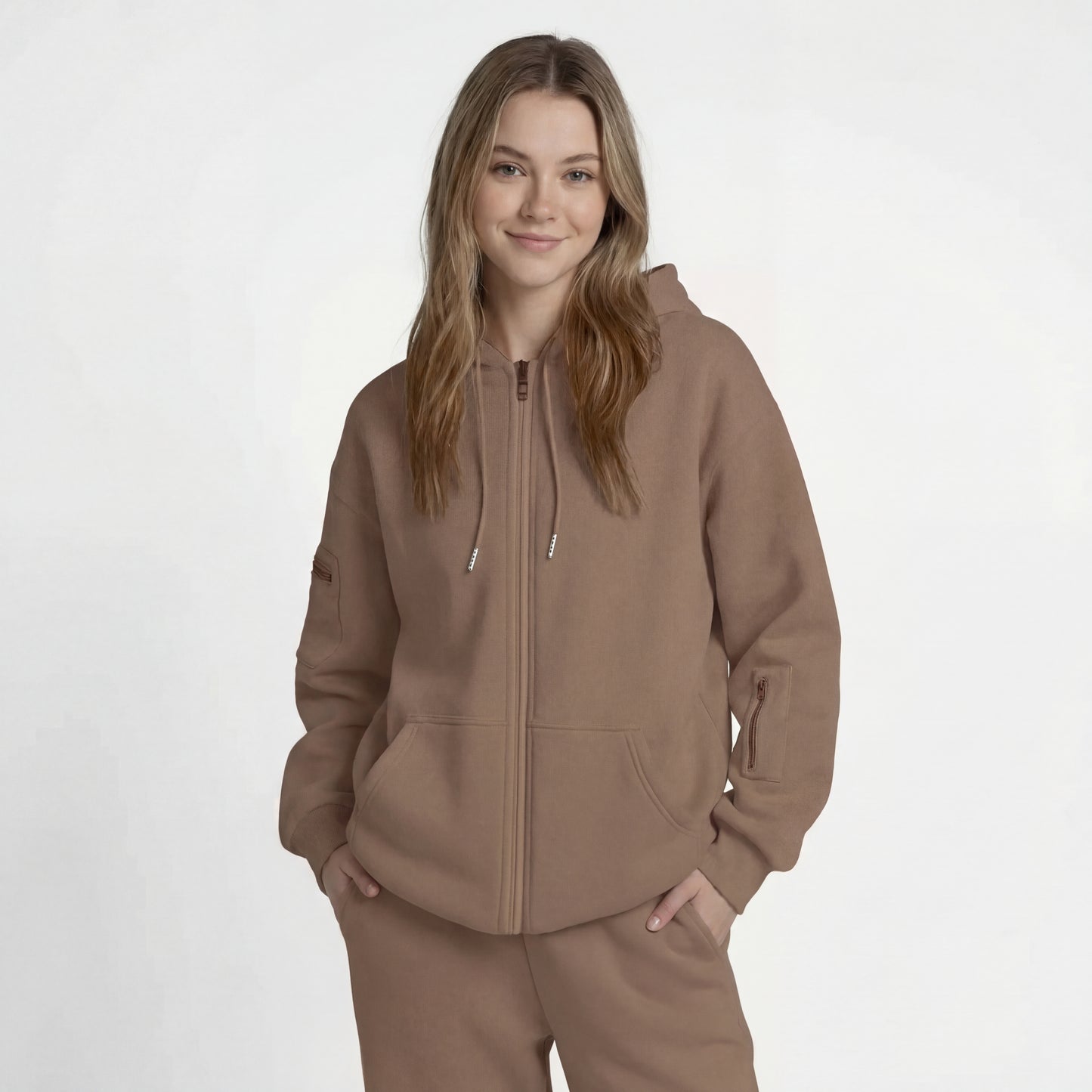 Travel zip hoodie